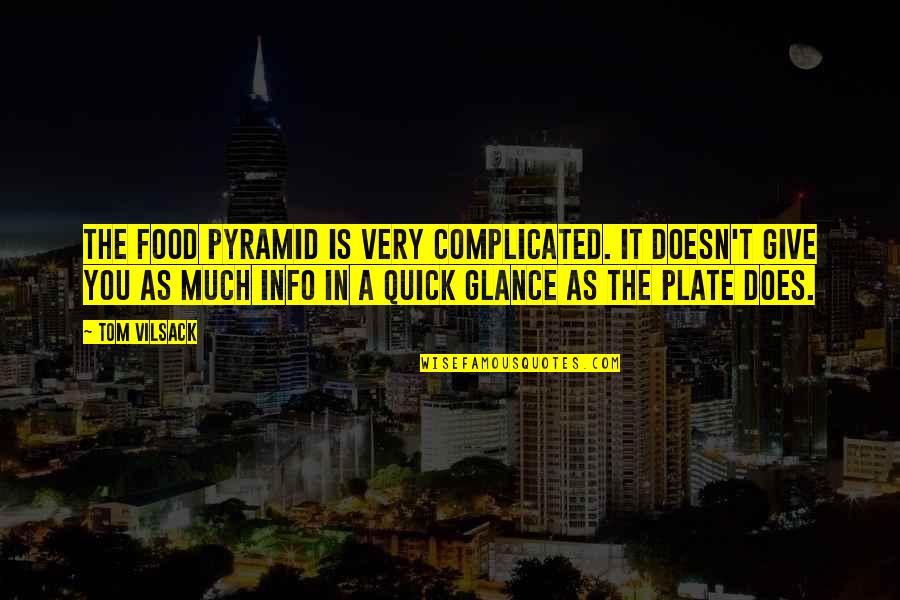 New Ye Quotes By Tom Vilsack: The food pyramid is very complicated. It doesn't