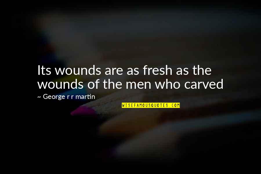 New Year Challenges Quotes By George R R Martin: Its wounds are as fresh as the wounds