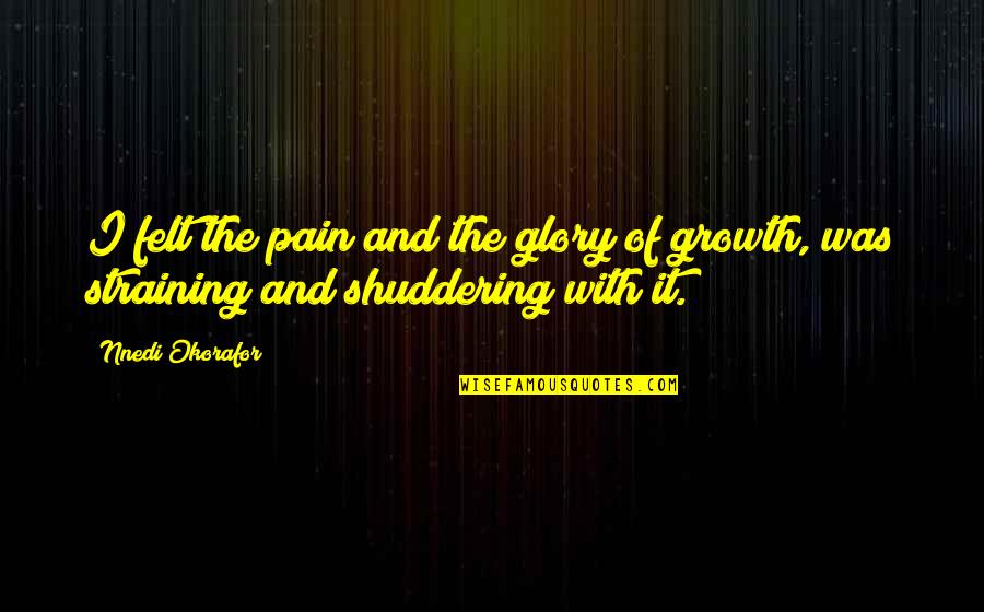 New Years 2022 Quotes By Nnedi Okorafor: I felt the pain and the glory of