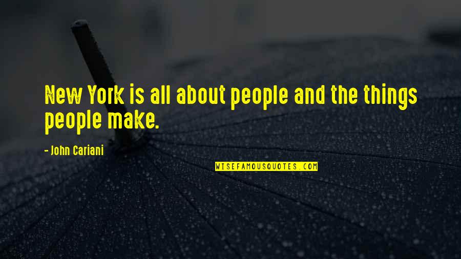 New York New York Quotes By John Cariani: New York is all about people and the New York New York Quotes By John Cariani: New York is all about people and the