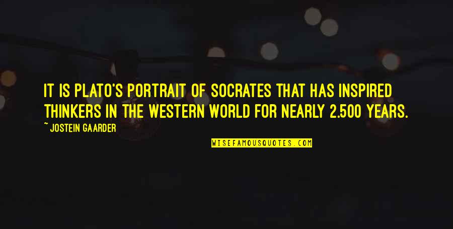 Newgrass Quotes By Jostein Gaarder: It is Plato's portrait of Socrates that has