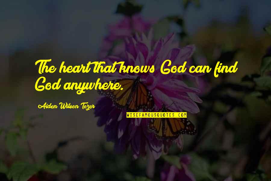 Newhart Middle School Quotes By Aiden Wilson Tozer: The heart that knows God can find God Newhart Middle School Quotes By Aiden Wilson Tozer: The heart that knows God can find God
