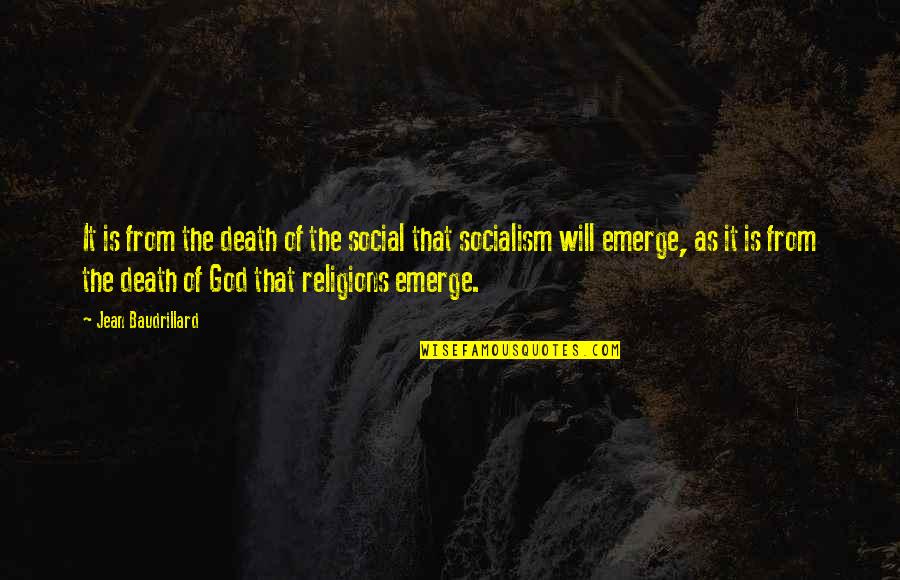Ngn Currency Quotes By Jean Baudrillard: It is from the death of the social Ngn Currency Quotes By Jean Baudrillard: It is from the death of the social