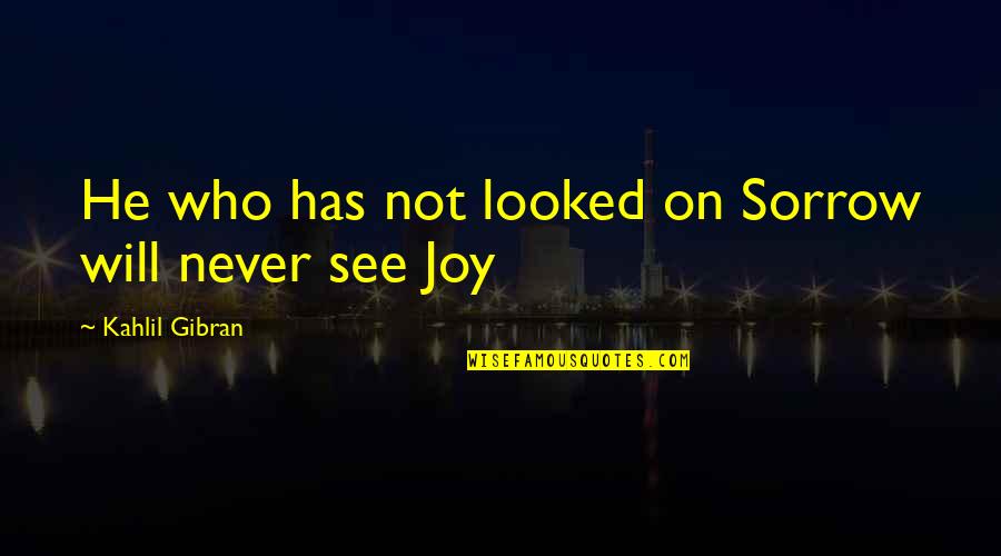 Ngtemplateoutletcontext Quotes By Kahlil Gibran: He who has not looked on Sorrow will Ngtemplateoutletcontext Quotes By Kahlil Gibran: He who has not looked on Sorrow will