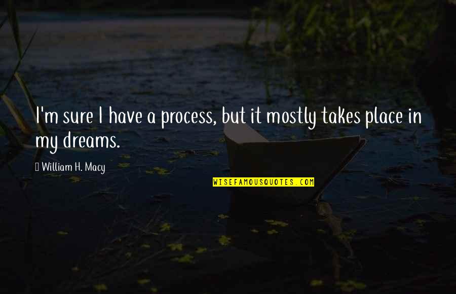Niall Horan Lyric Quotes By William H. Macy: I'm sure I have a process, but it Niall Horan Lyric Quotes By William H. Macy: I'm sure I have a process, but it