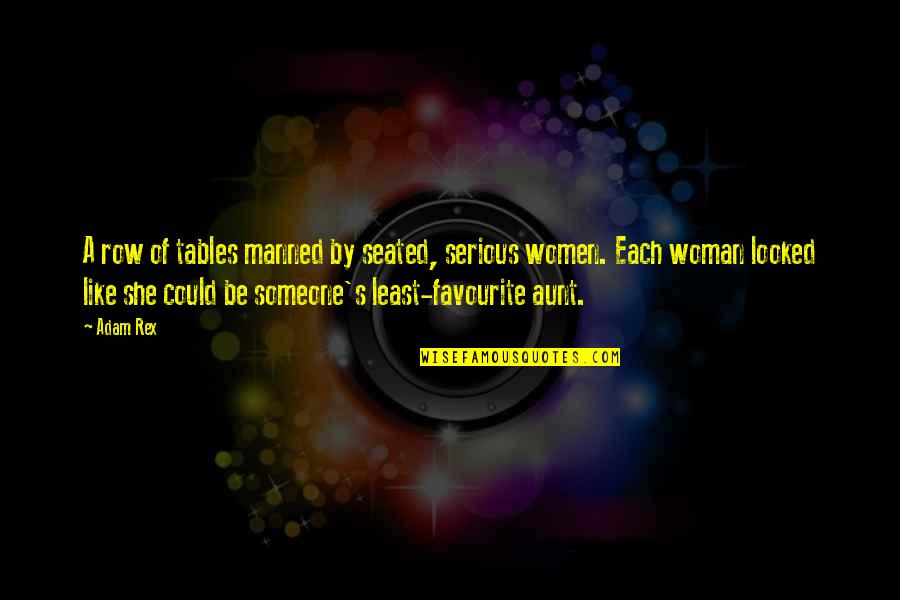 Nice Loving Quotes By Adam Rex: A row of tables manned by seated, serious Nice Loving Quotes By Adam Rex: A row of tables manned by seated, serious