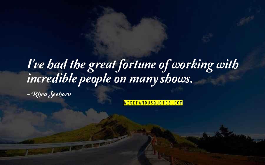 Nichkhun Quotes By Rhea Seehorn: I've had the great fortune of working with