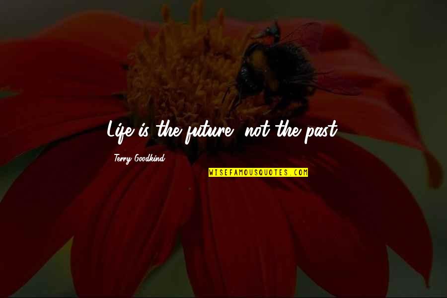 Nick Jess Quotes By Terry Goodkind: Life is the future, not the past.