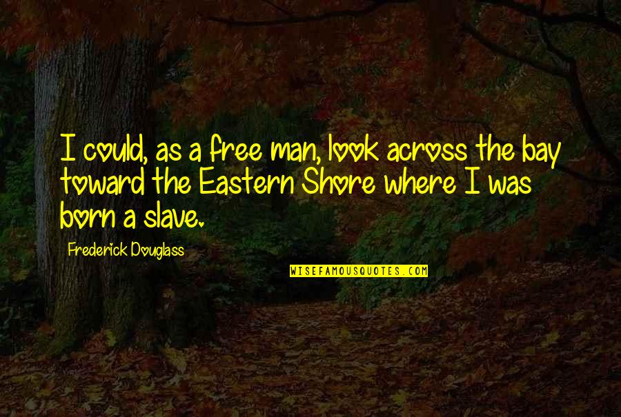 Nick Stokes Quotes By Frederick Douglass: I could, as a free man, look across Nick Stokes Quotes By Frederick Douglass: I could, as a free man, look across