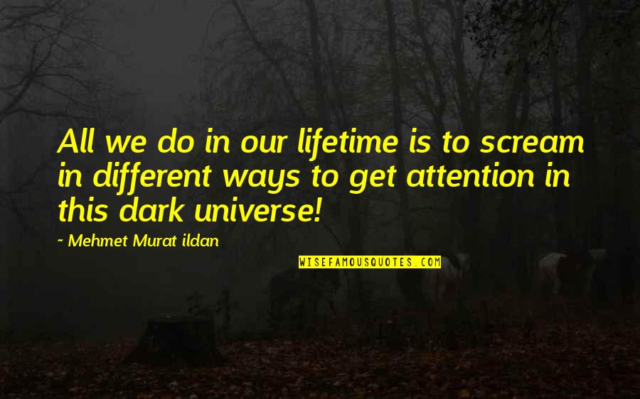 Nickster Quotes By Mehmet Murat Ildan: All we do in our lifetime is to