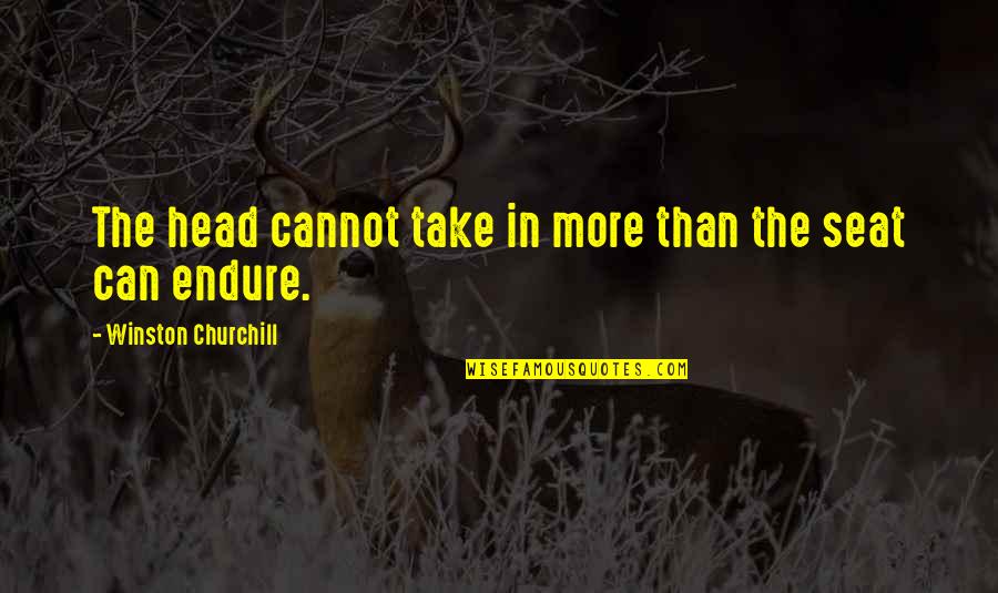 Nidheesh Walia Quotes By Winston Churchill: The head cannot take in more than the
