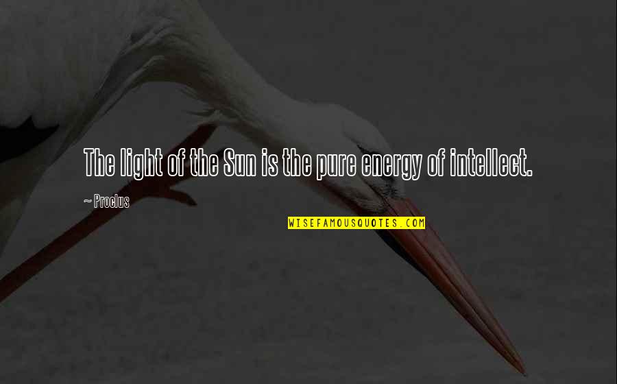 Niederbrach Specialized Quotes By Proclus: The light of the Sun is the pure
