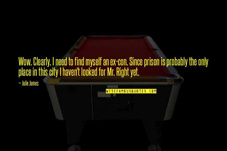 Night City Quotes By Julie James: Wow. Clearly, I need to find myself an