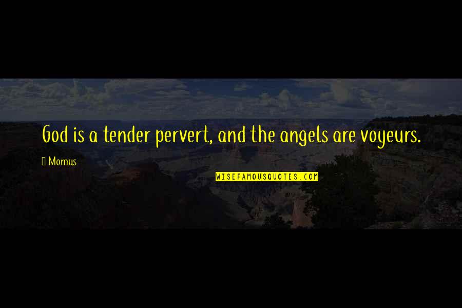 Nihilate Quotes By Momus: God is a tender pervert, and the angels