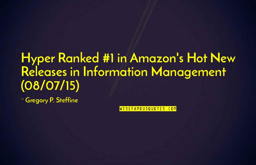 Nijednoj Quotes By Gregory P. Steffine: Hyper Ranked #1 in Amazon's Hot New Releases