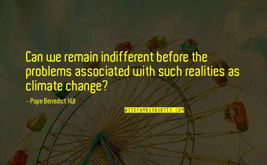 Nikkei 225 Futures Quotes By Pope Benedict XVI: Can we remain indifferent before the problems associated