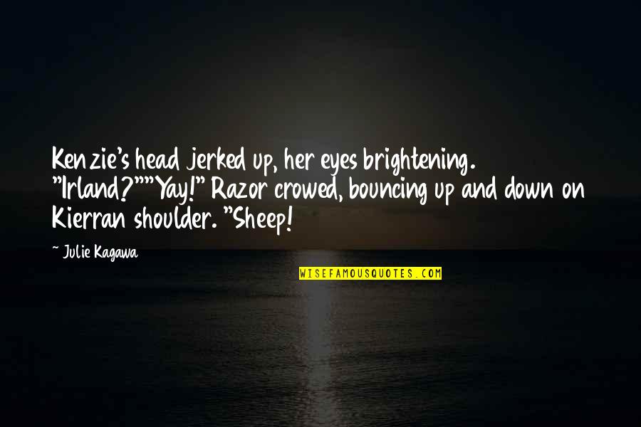 Niklas Dorsch Quotes By Julie Kagawa: Kenzie's head jerked up, her eyes brightening. "Irland?""Yay!"