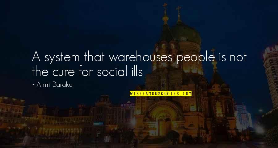 Nimani Brand Quotes By Amiri Baraka: A system that warehouses people is not the