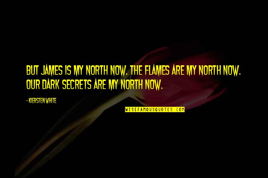 Nine Months Movie Quotes By Kiersten White: But James is my north now. The flames