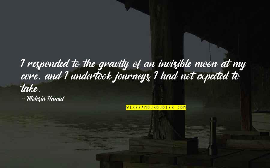 Niskie Trawy Quotes By Mohsin Hamid: I responded to the gravity of an invisible