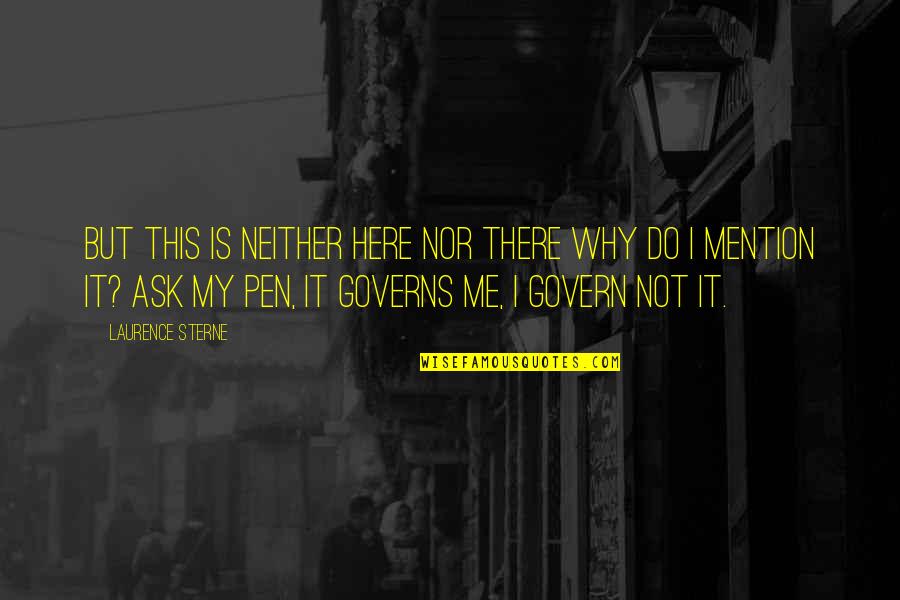 Nitrates And Pregnancy Quotes By Laurence Sterne: But this is neither here nor there why Nitrates And Pregnancy Quotes By Laurence Sterne: But this is neither here nor there why