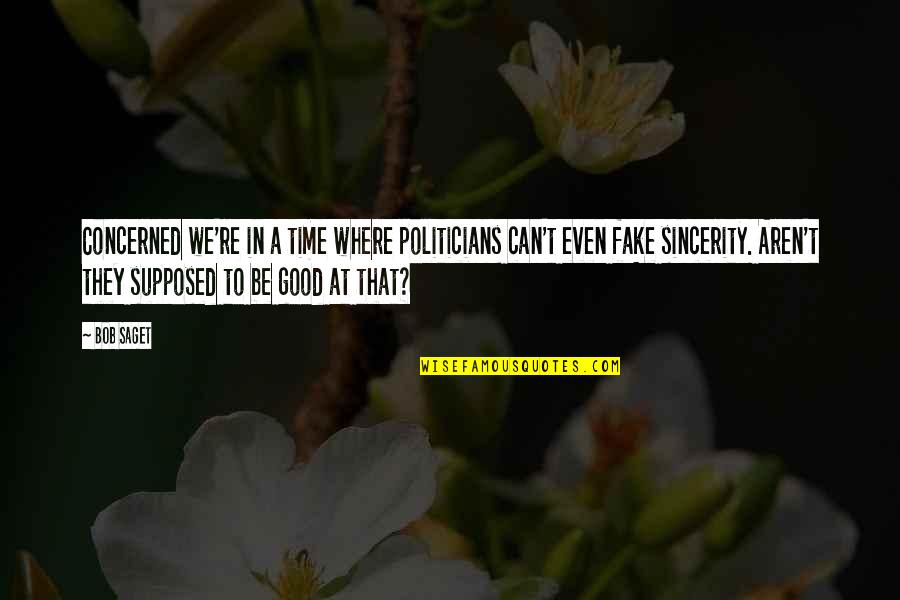 Nitrocellulose Guitar Quotes By Bob Saget: Concerned we're in a time where politicians can't