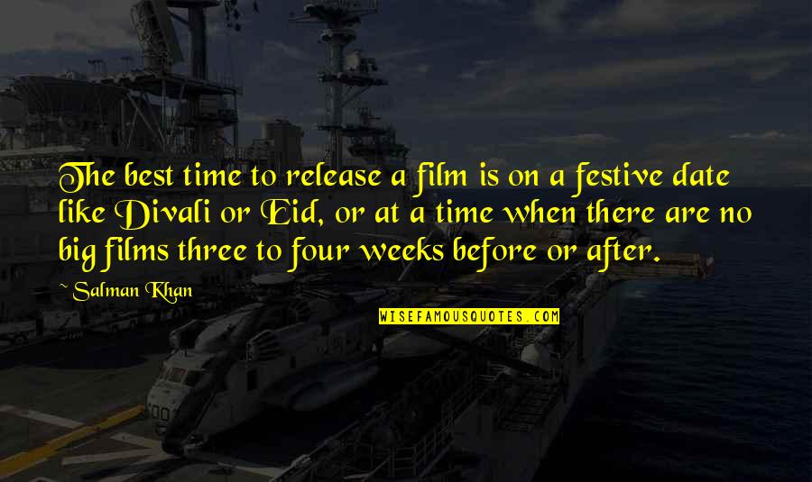 Niv Bible Quotes By Salman Khan: The best time to release a film is