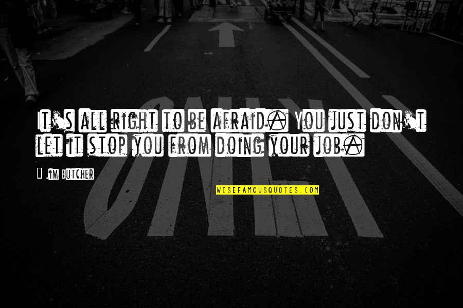Nj Manufacturers Home Insurance Quotes By Jim Butcher: It's all right to be afraid. You just
