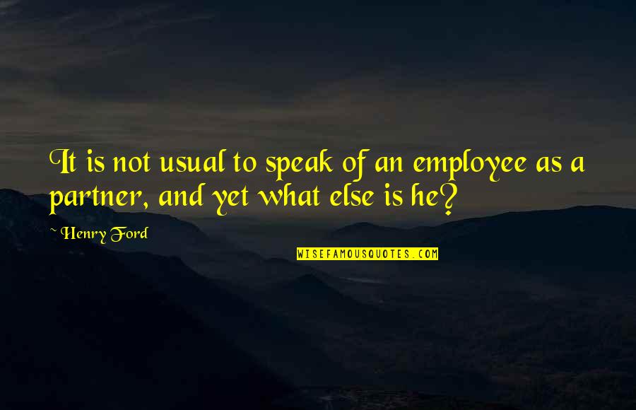 Njoku Fantasy Quotes By Henry Ford: It is not usual to speak of an