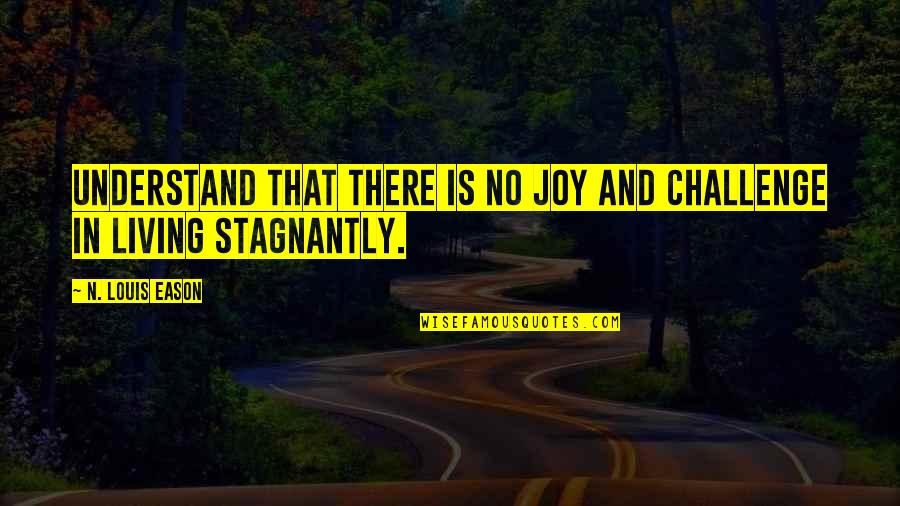 N'maybe Quotes By N. Louis Eason: Understand that there is no joy and challenge