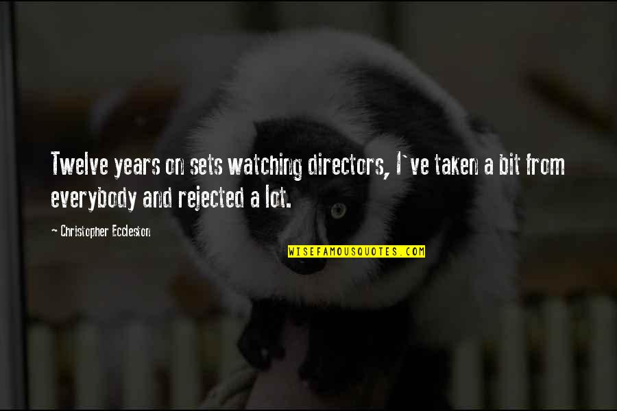 Nnnnnnnoooooooo Quotes By Christopher Eccleston: Twelve years on sets watching directors, I've taken