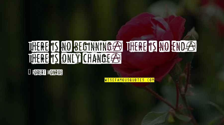 No Beginning No End Quotes By Robert Monroe: There is no beginning. There is no end.