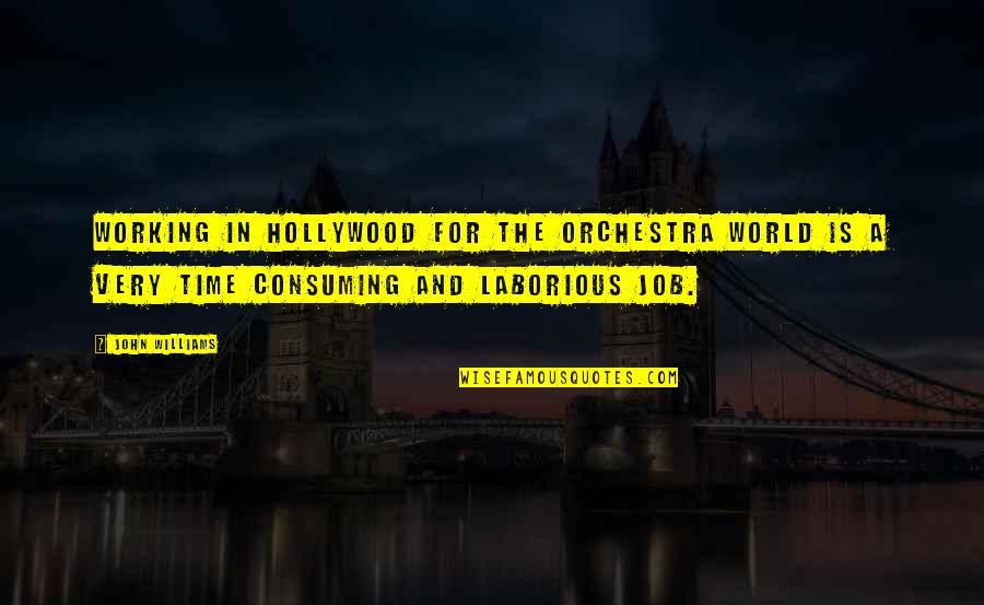 No Friendship Is An Accident Quotes By John Williams: Working in Hollywood for the orchestra world is No Friendship Is An Accident Quotes By John Williams: Working in Hollywood for the orchestra world is