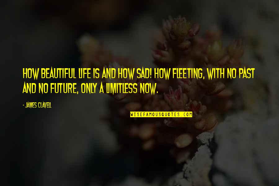 No Future Sad Quotes By James Clavell: How beautiful life is and how sad! How