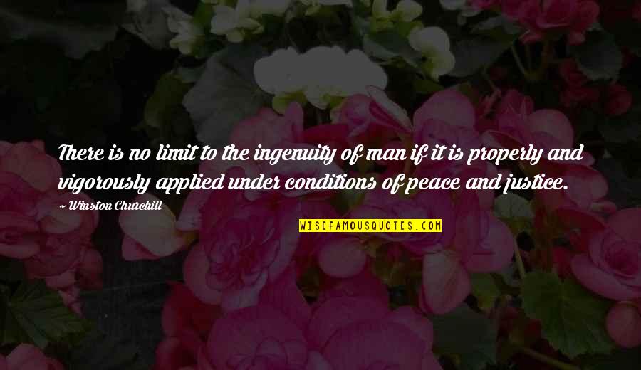 No Justice No Peace Quotes By Winston Churchill: There is no limit to the ingenuity of No Justice No Peace Quotes By Winston Churchill: There is no limit to the ingenuity of