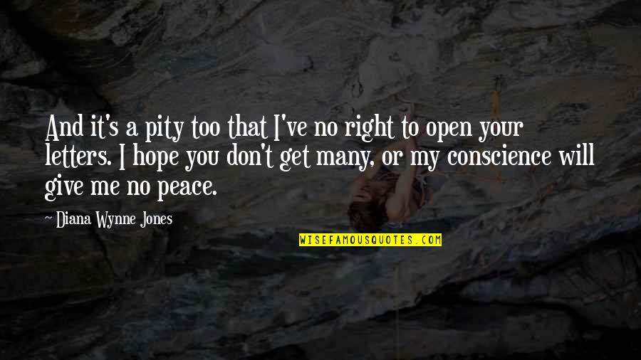 No Pity Quotes By Diana Wynne Jones: And it's a pity too that I've no