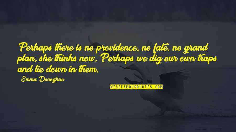 No Plan Quotes By Emma Donoghue: Perhaps there is no providence, no fate, no No Plan Quotes By Emma Donoghue: Perhaps there is no providence, no fate, no