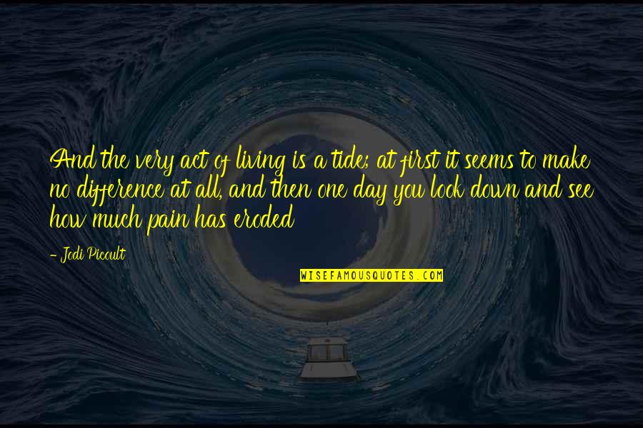 No See Quotes By Jodi Picoult: And the very act of living is a No See Quotes By Jodi Picoult: And the very act of living is a
