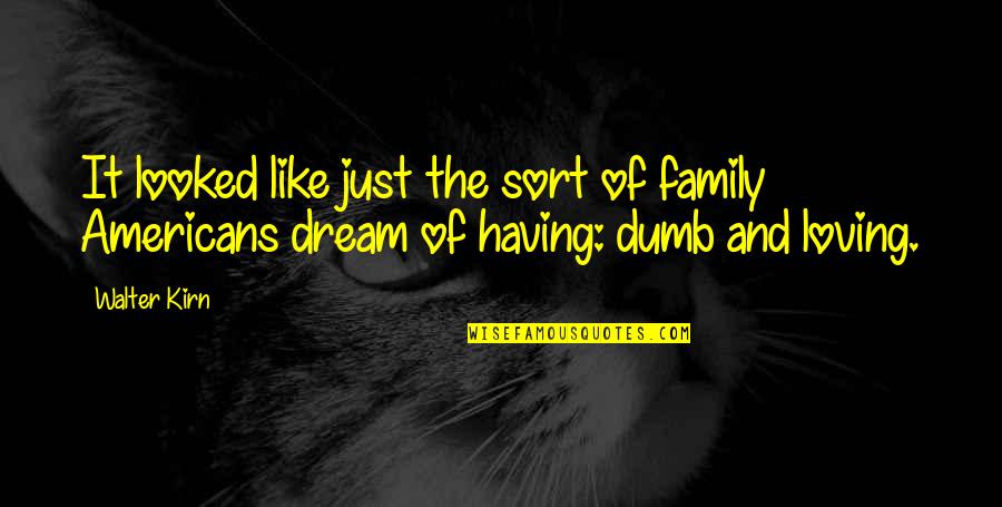 No Sleep Get Money Quotes By Walter Kirn: It looked like just the sort of family