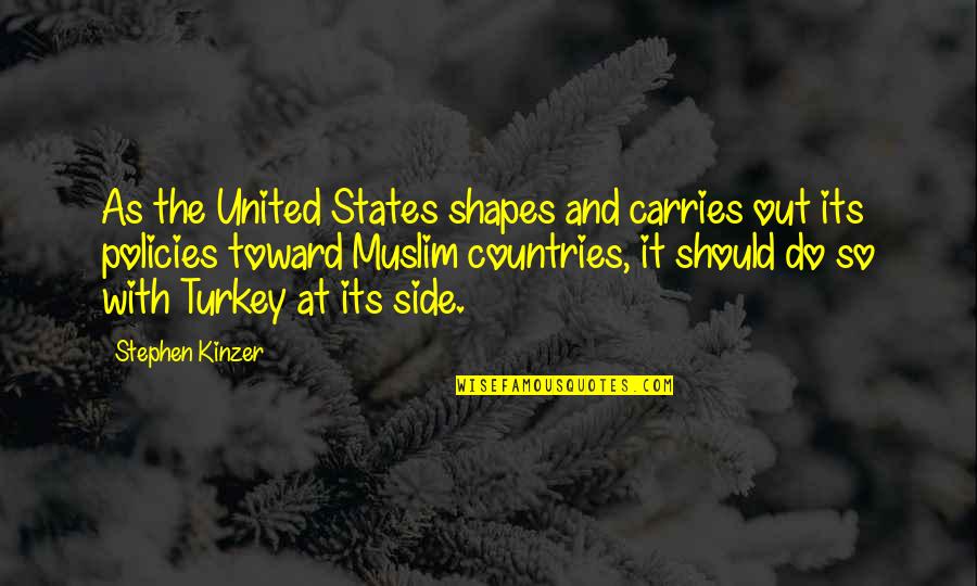 No Turkey Quotes By Stephen Kinzer: As the United States shapes and carries out
