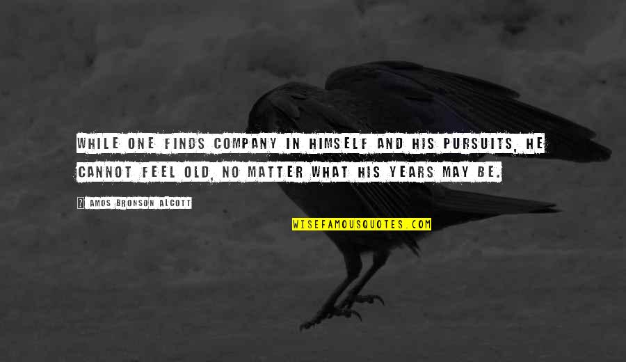 Noemy Hernandez Quotes By Amos Bronson Alcott: While one finds company in himself and his