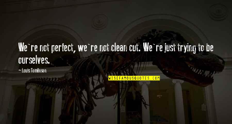 Nolan Stross Quotes By Louis Tomlinson: We're not perfect, we're not clean cut. We're