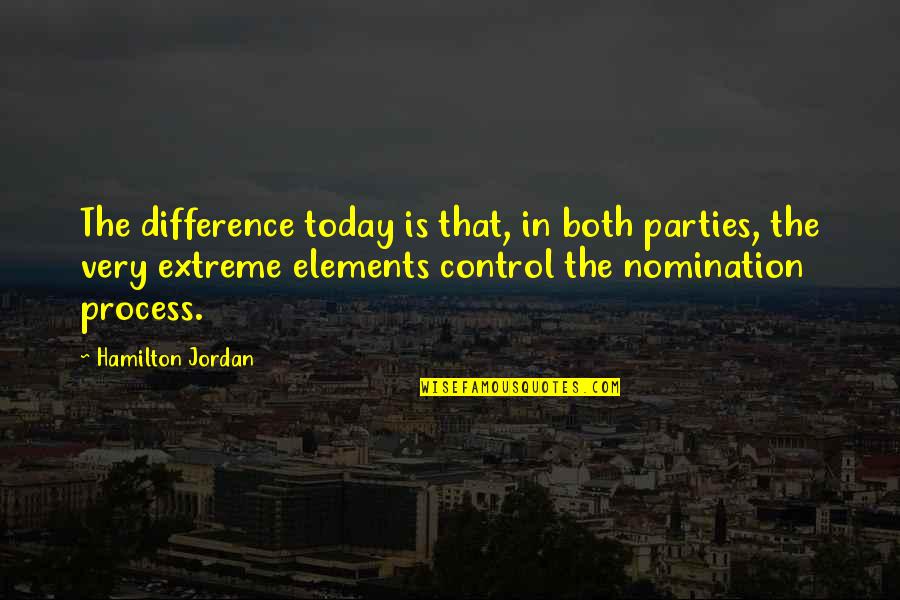 Nomination Quotes By Hamilton Jordan: The difference today is that, in both parties,