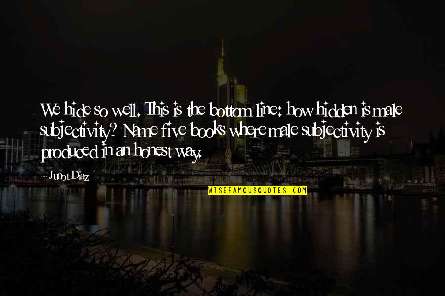 Non Wage Garnishment Quotes By Junot Diaz: We hide so well. This is the bottom Non Wage Garnishment Quotes By Junot Diaz: We hide so well. This is the bottom
