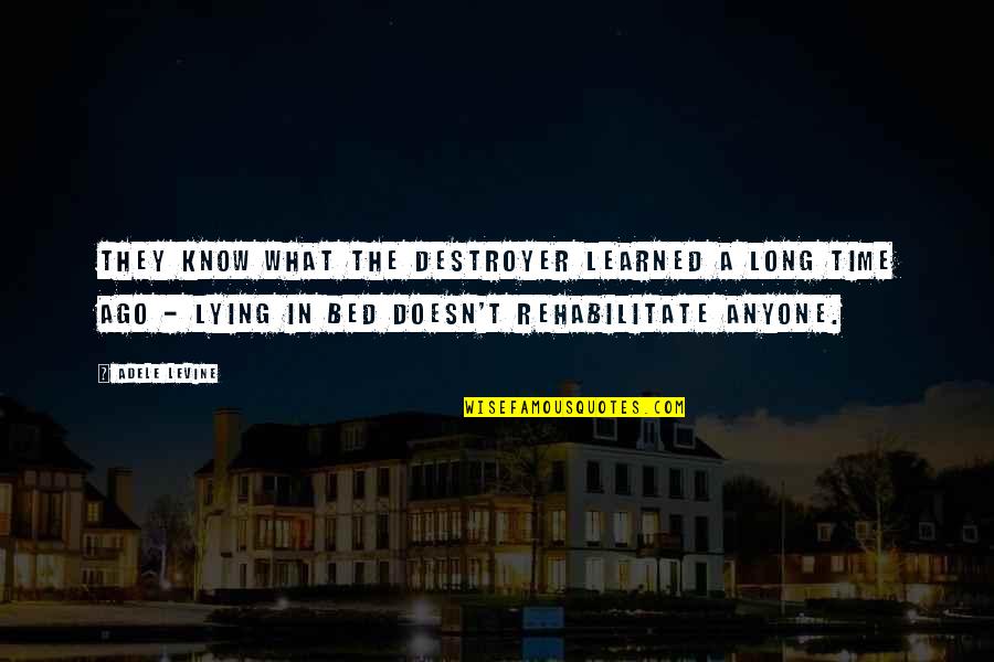 Nonjudgmental Quotes By Adele Levine: They know what the Destroyer learned a long