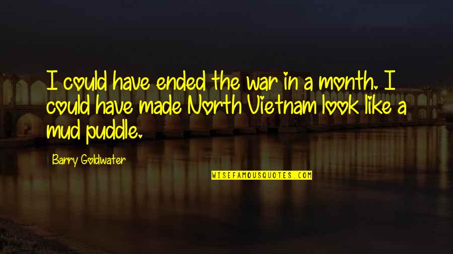 Nonlogic Quotes By Barry Goldwater: I could have ended the war in a