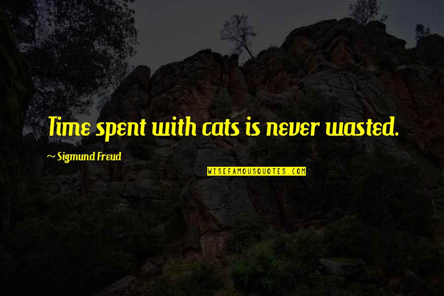 Nonnen Extra Quotes By Sigmund Freud: Time spent with cats is never wasted. Nonnen Extra Quotes By Sigmund Freud: Time spent with cats is never wasted.