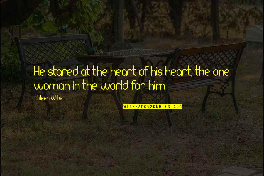 Norair Aslanyan Quotes By Eileen Wilks: He stared at the heart of his heart,