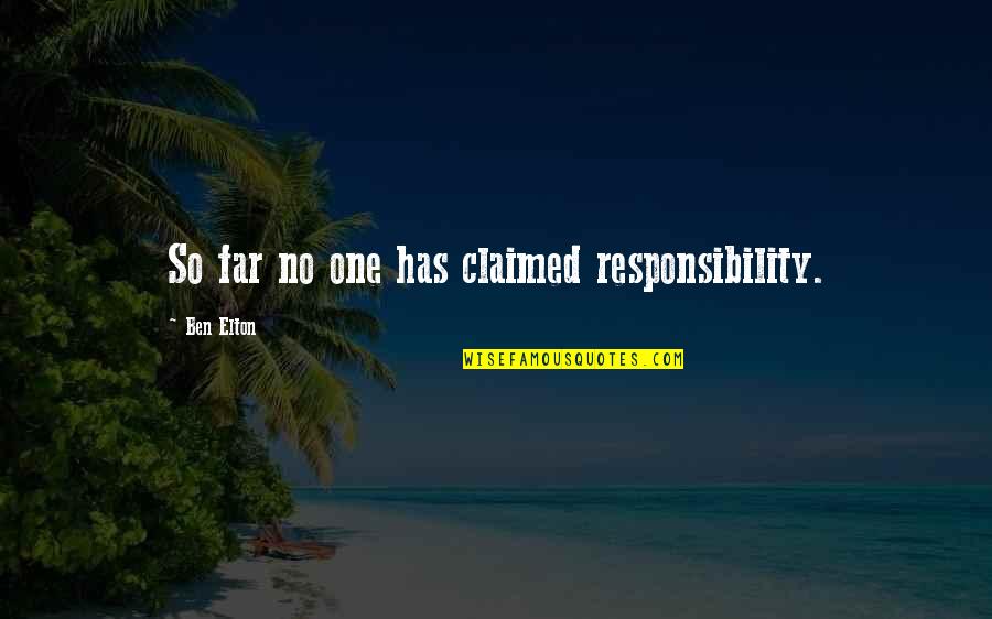 Nord Quotes By Ben Elton: So far no one has claimed responsibility. Nord Quotes By Ben Elton: So far no one has claimed responsibility.