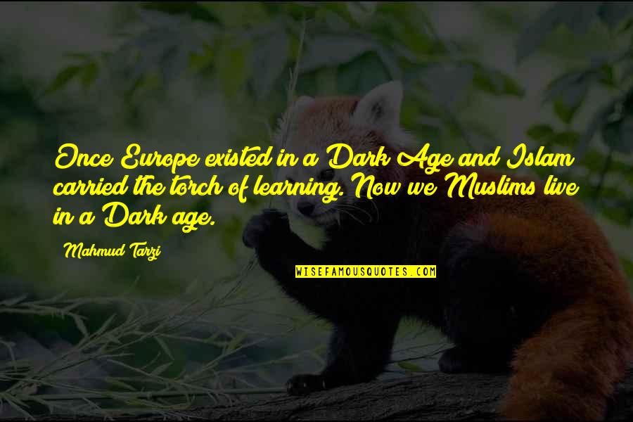 Noricum Ripense Quotes By Mahmud Tarzi: Once Europe existed in a Dark Age and